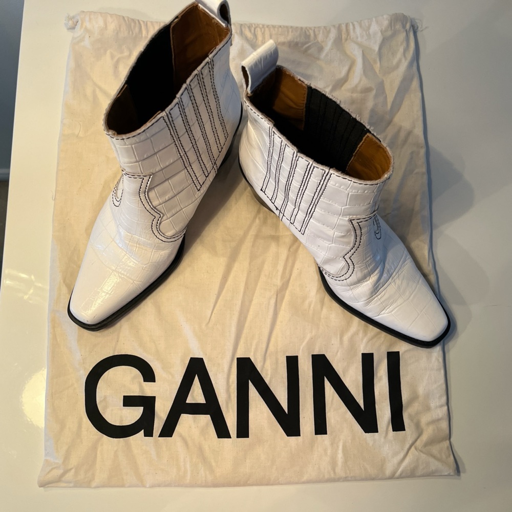 COPY - Ganni white western boot - Picture 4 of 4